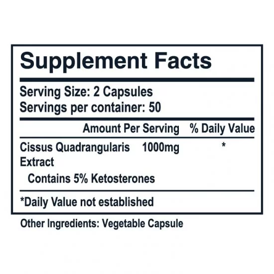 Cissus 100 Vegetarian Capsules